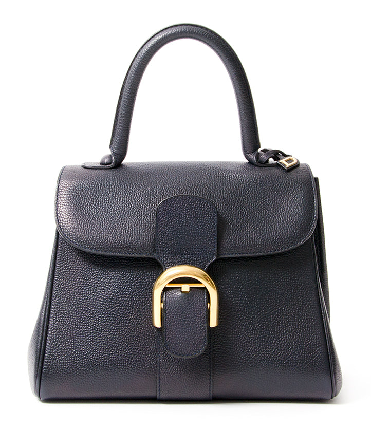 Delvaux Brillant Blauw PM luxemerken designers webshop online winkelen veilig LabelLOV Antwerpen België tweedehands authentiek