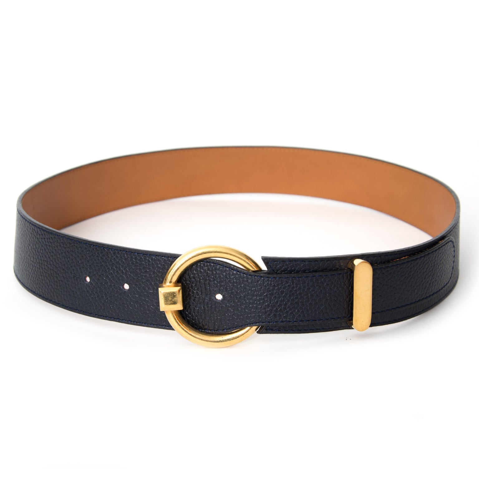 acheter en linge pour le meilleur prix Delvaux Marine Circle Belt comme neuf meilleur condition