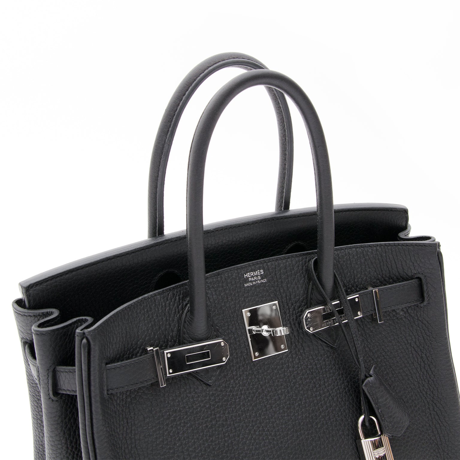 BRAND NEW Hermès Birkin 30 Black Togo PHW cuir seconde main occasion sac en ligne prix correct labellov vintage webshop designer marques de luxe mode Anvers Belgique