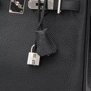 Fresh from the Hermès store, this is the famous Birkin tote BRAND NEW Hermès Birkin 30 Black Togo PHW