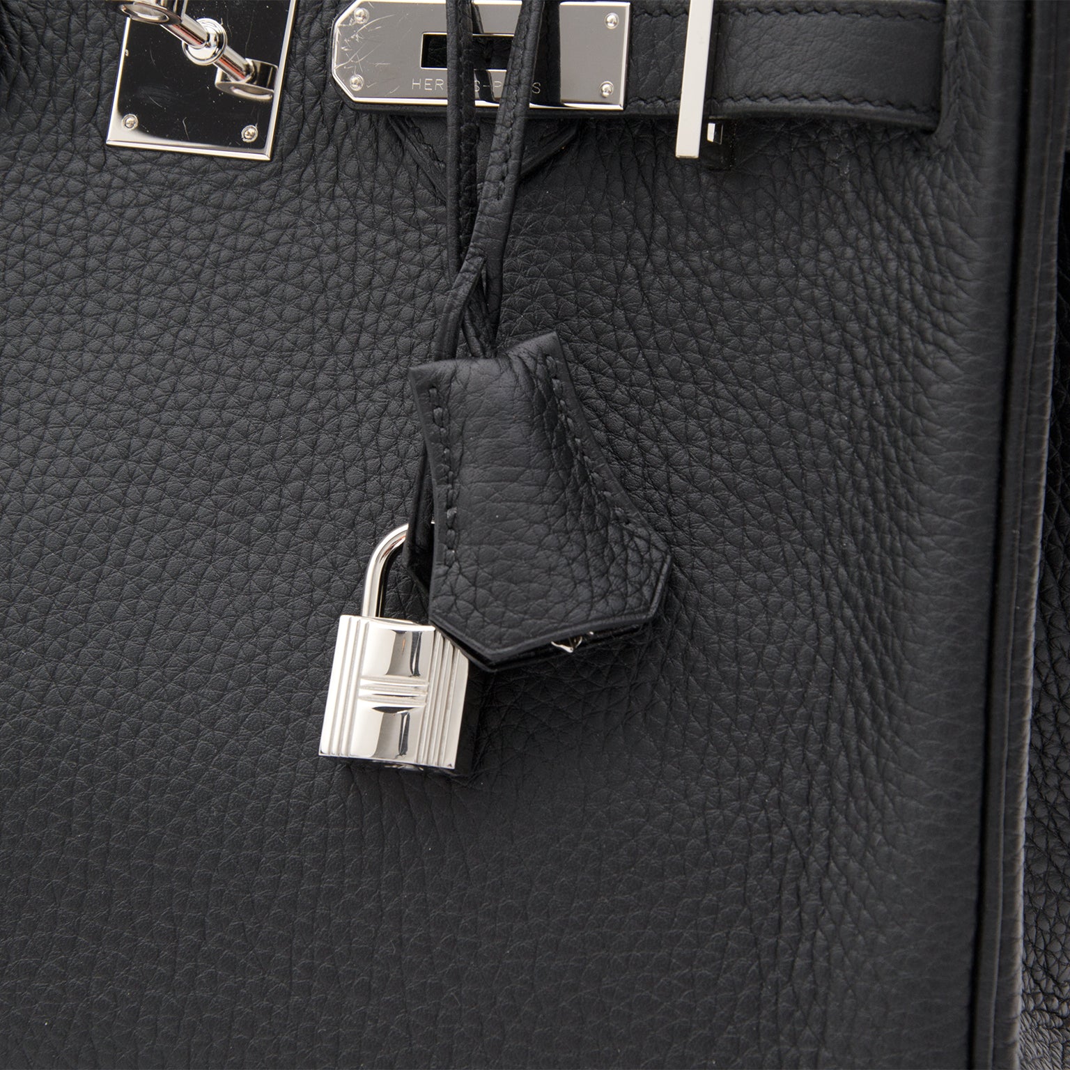 Fresh from the Hermès store, this is the famous Birkin tote BRAND NEW Hermès Birkin 30 Black Togo PHW