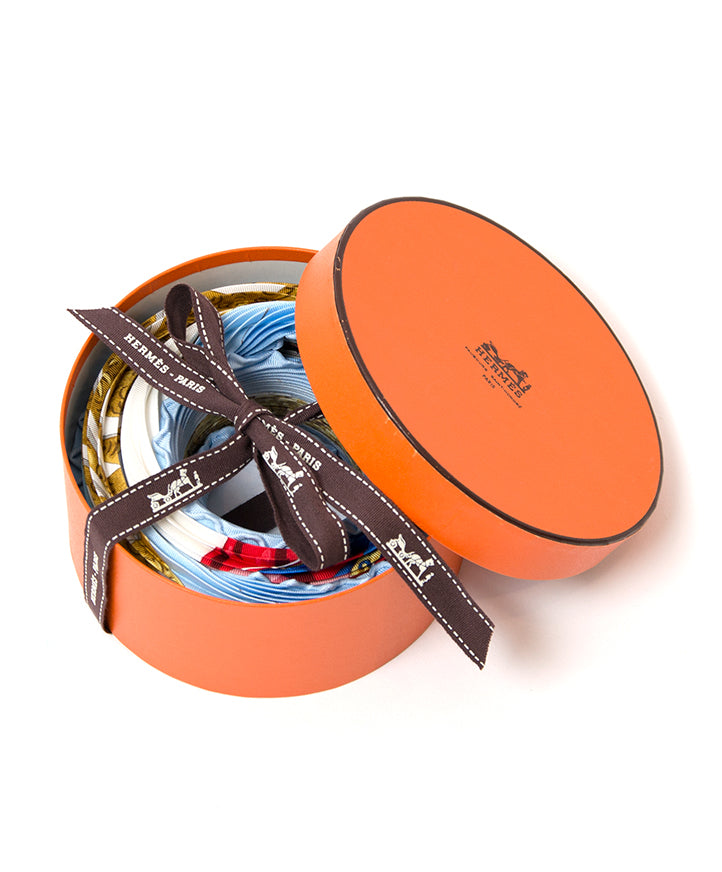 buy safe online designer Hermes scarf Hermes Plaza de Toros Carré Plissé Scarf like new best price online webshop labellov