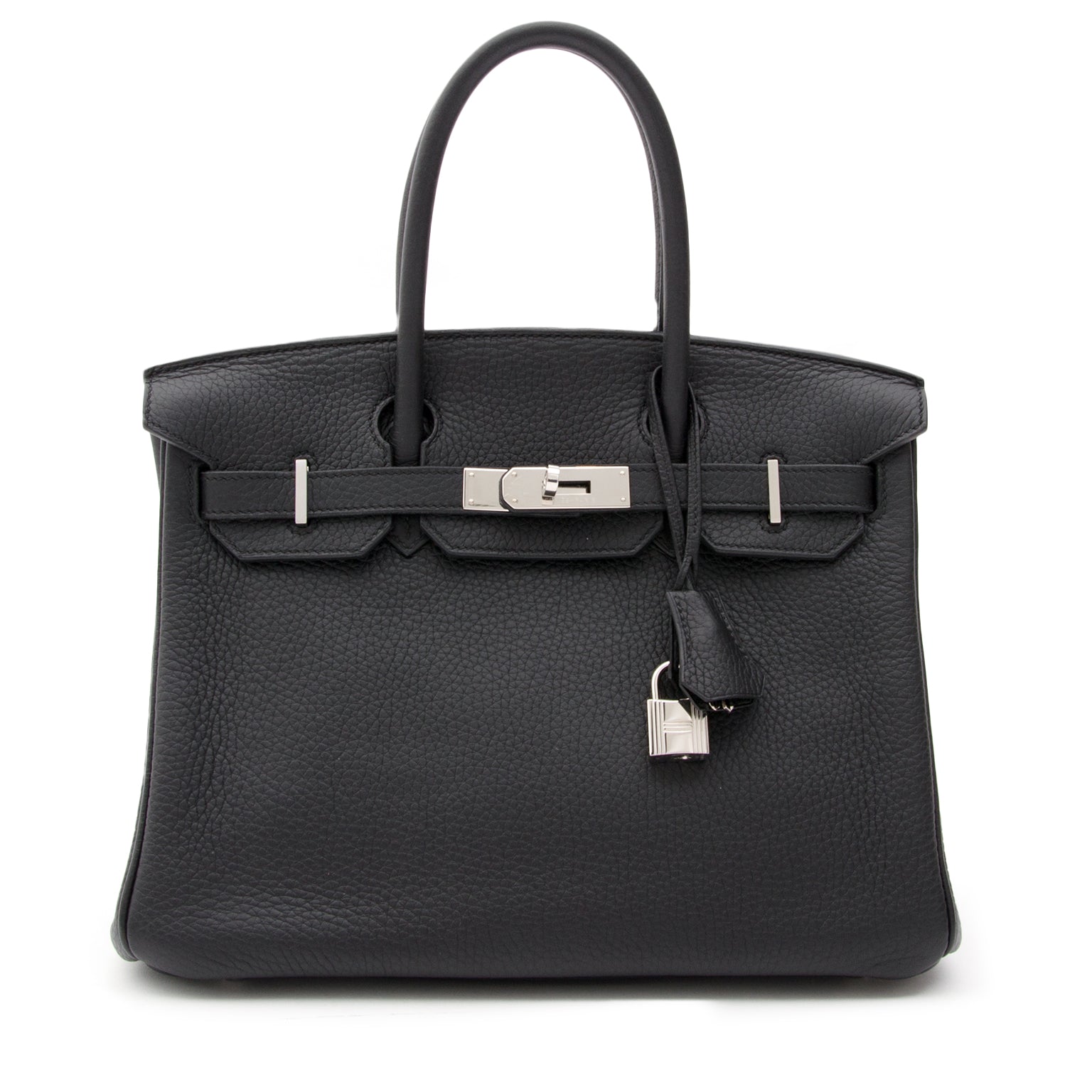 BRAND NEW Hermès Birkin 30 Black Togo PHW Koop authentieke tweedehands designer vintage webshop mode veilig online winkelen Antwerpen België