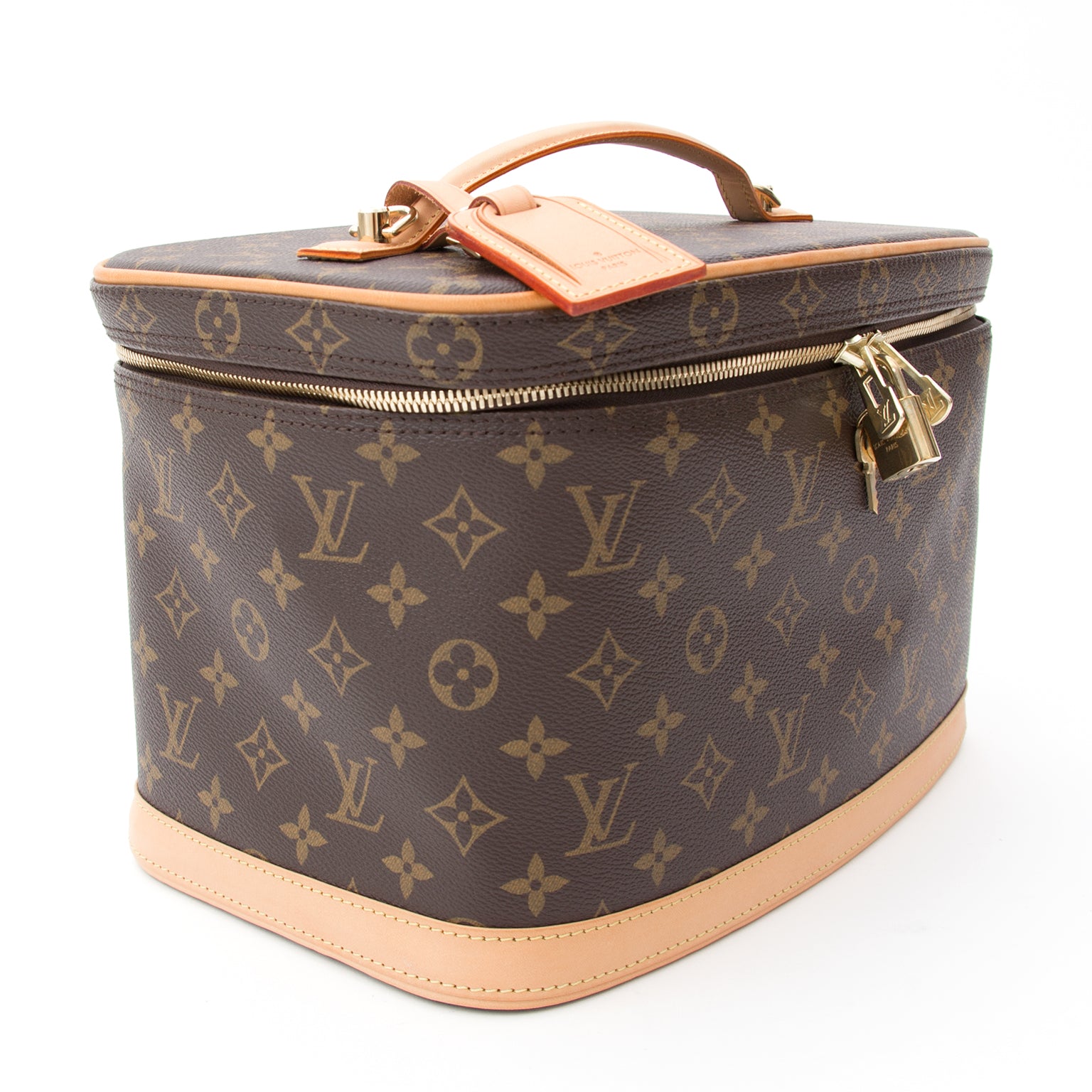 Louis Vuitton Monogram NICE Cosmetic Travel Bag LVJS601 Preloved Louis Vuitton Monogram Shoulder Bag veilig authentieke tweedehands handtassen aan de juiste prijs LabelLOV