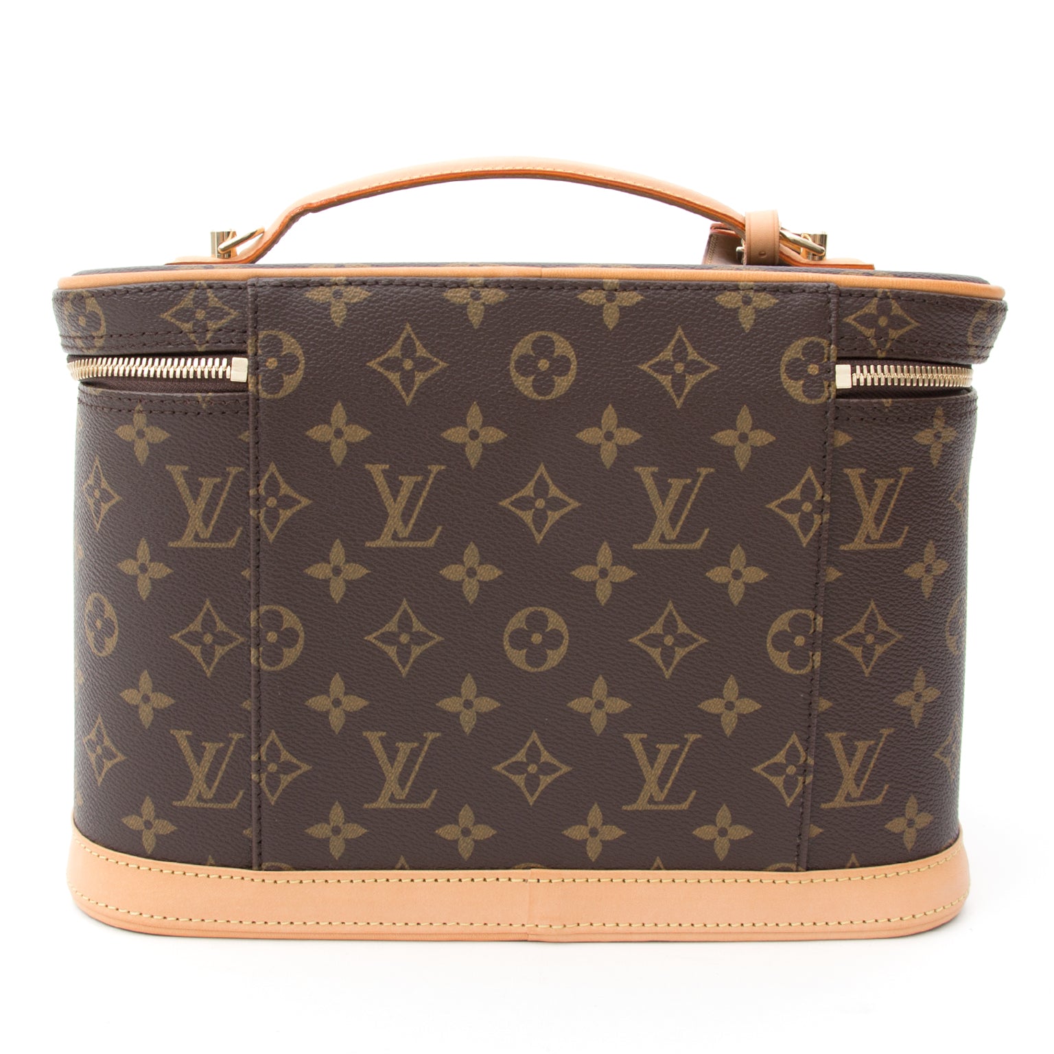 Louis Vuitton Monogram NICE Cosmetic Travel Bag LVJS601 Safe and secure designer secondhand online. LabelLOV