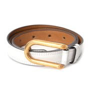 shop safe online secondhand Delvaux White D belt at the best price