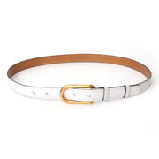 Delvaux White D belt at the best price online webshop labellov