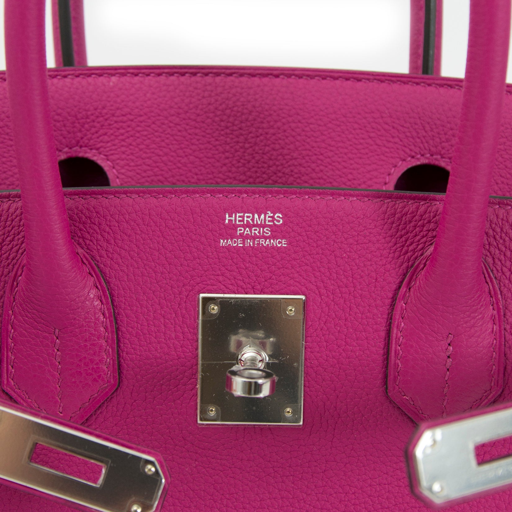 * NEVER USED* Hermès Birkin 30cm veau togo Rose Pourpre PHW