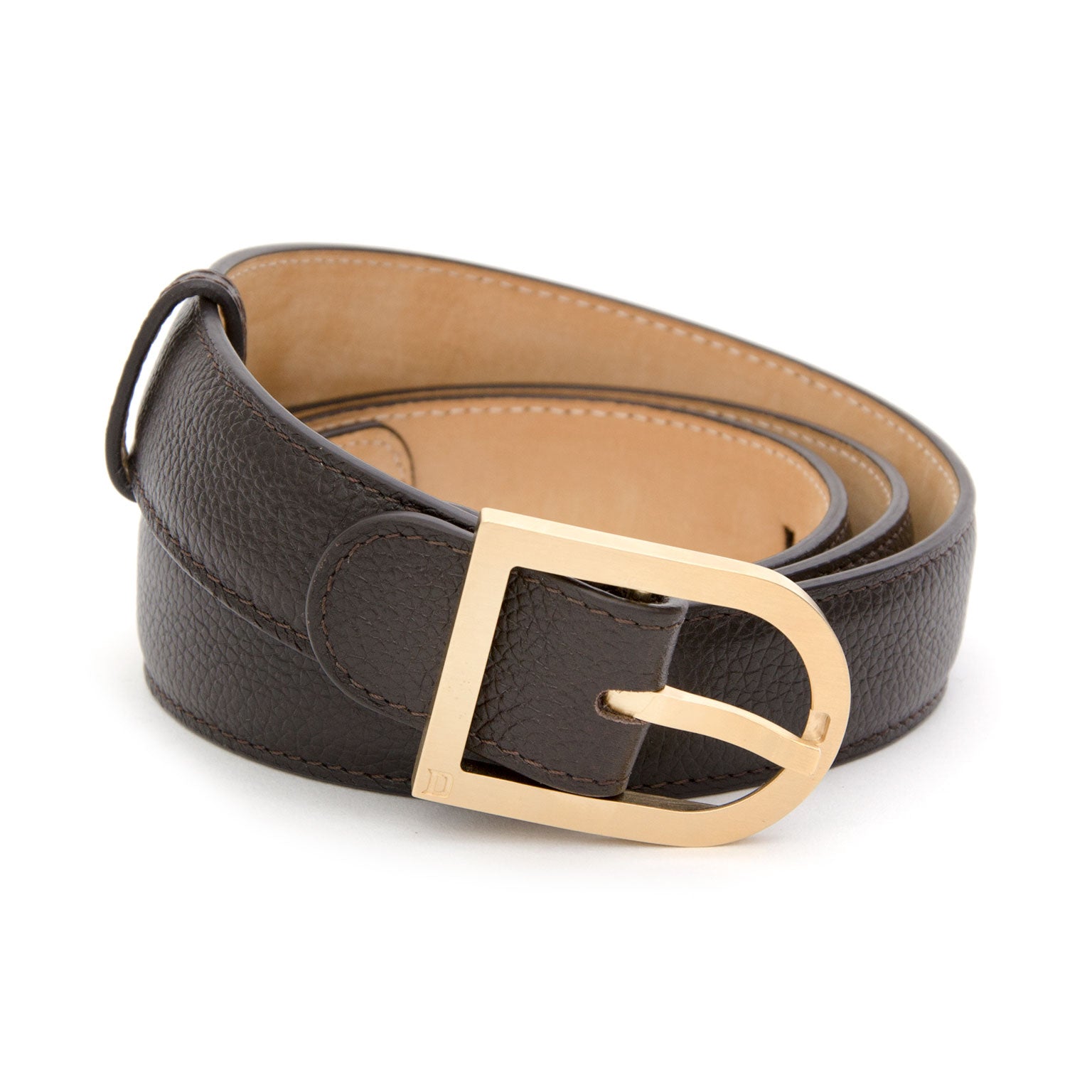 Delvaux Brown Classic Belt