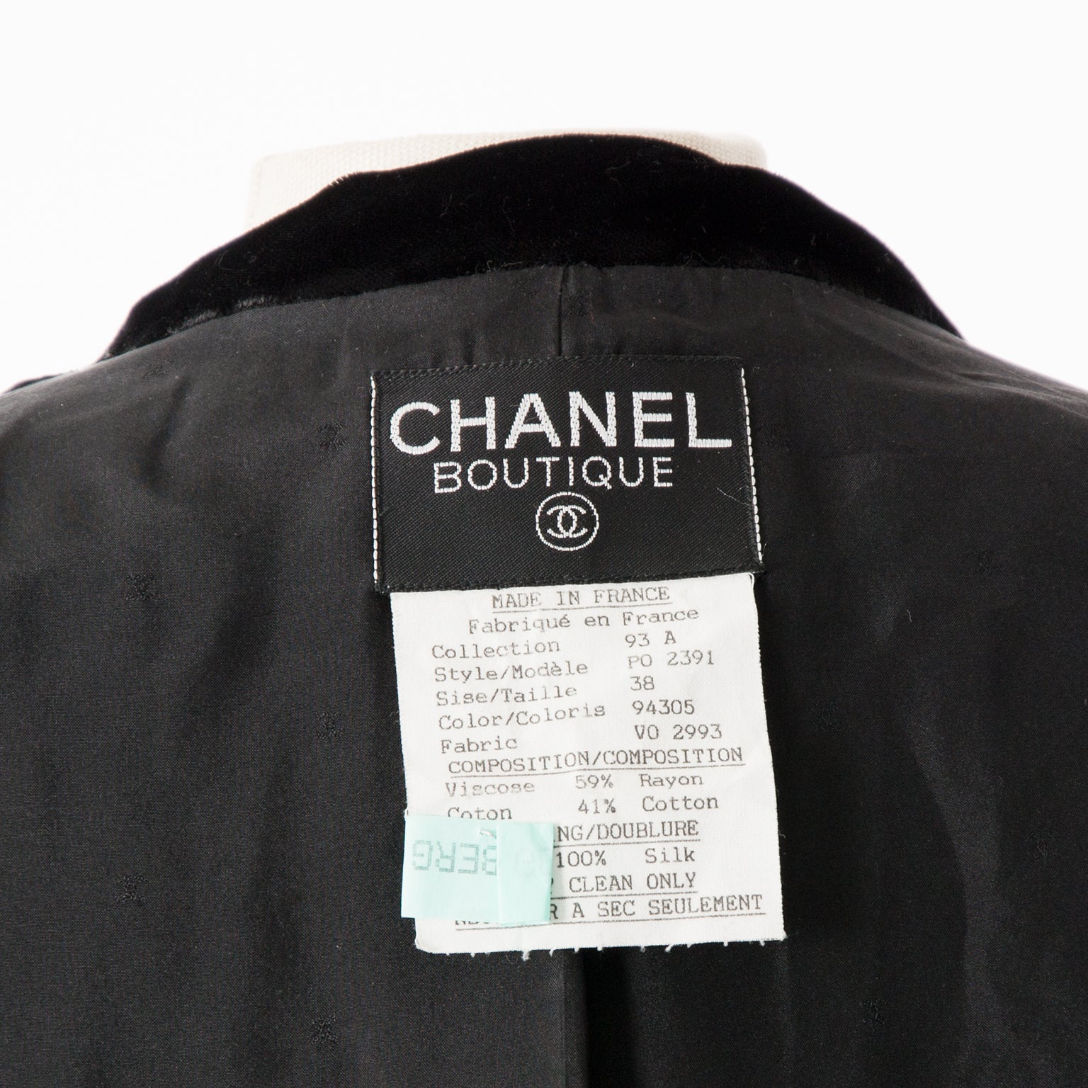 koop veilig online tweedehands designer vintage chanel veloure vest zwart aan de beste prijs webshop labellov , België