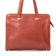 Vintage Emanuel Ungaro Clay Rosso Tote Porte Documents Laptop Bag
