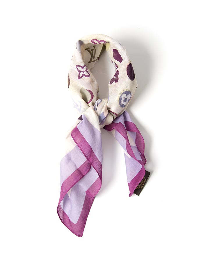 koop veilig online tweedehands designer vintage louis vuitton polka dot sjaal online shop labellov