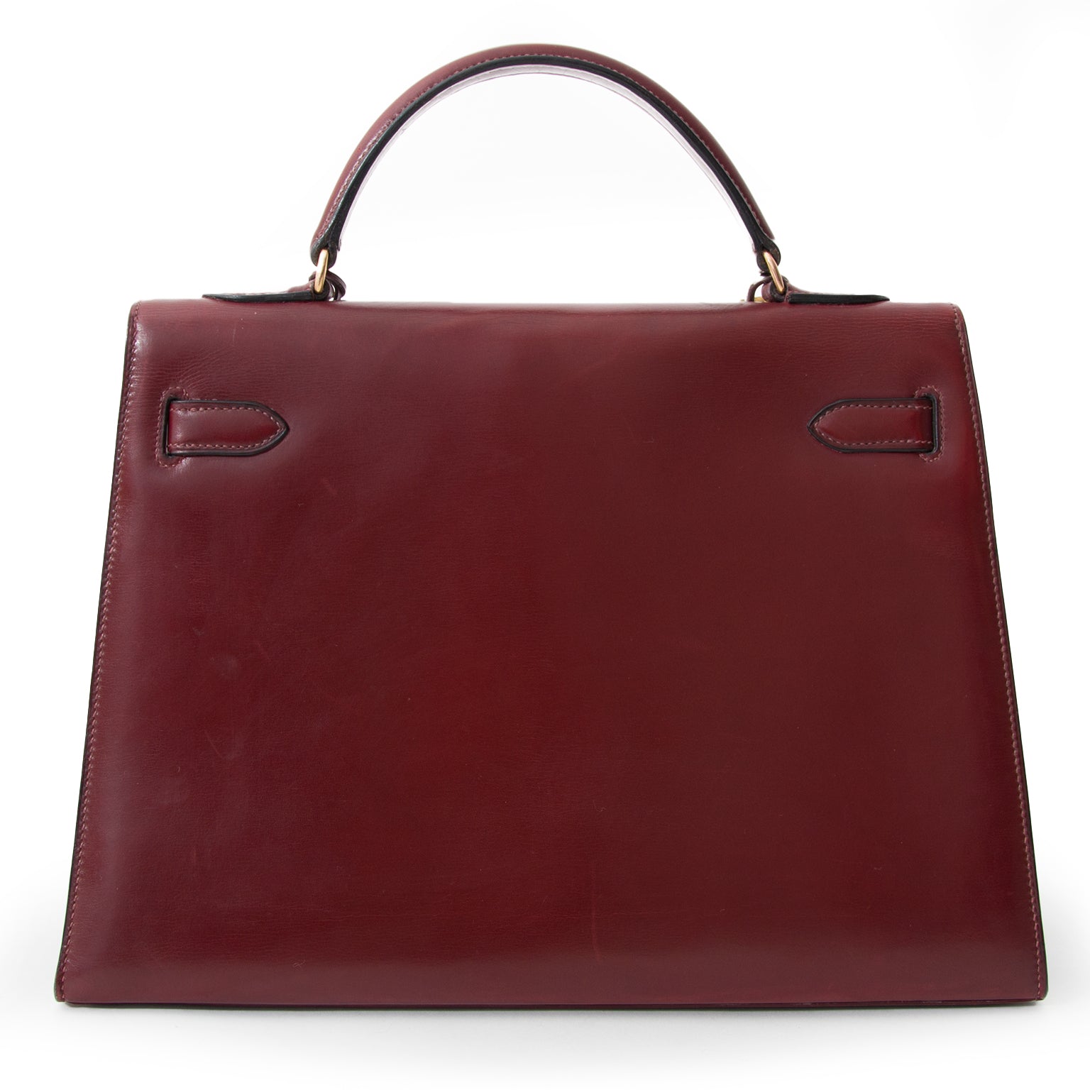 Hermès Kelly 32 Box Calf Rouge Hermès GHW