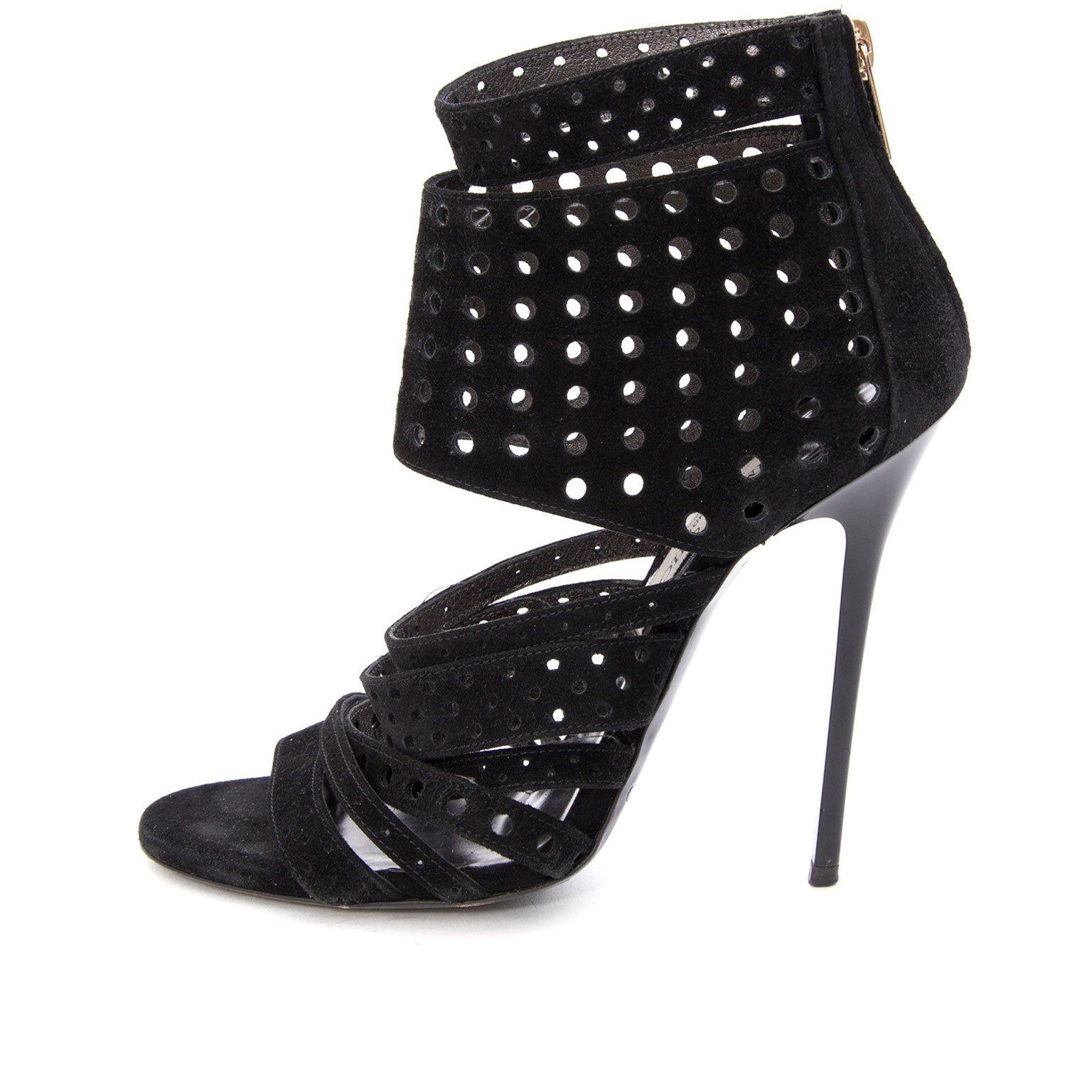 Jimmy Choo 'Malika' Perforated Heels buy safe online secondhand designer Jimmy Choo 'Malika' Perforated Heels best price.