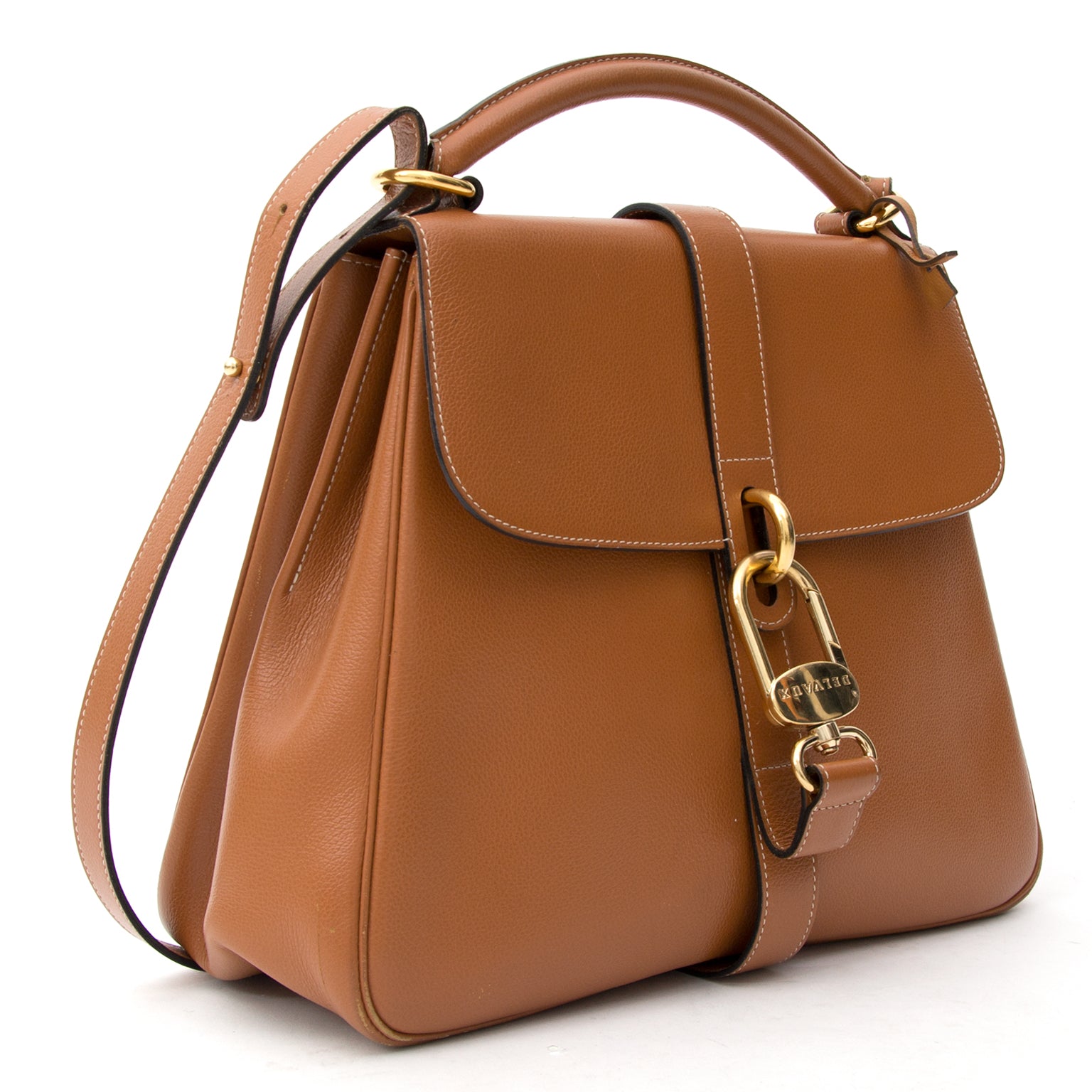 Koop authentieke vintage designer Delvaux tassen met goede prijs LabelLOV webshop veilig online winkelen luxe merken mode Antwerpen shoppen België