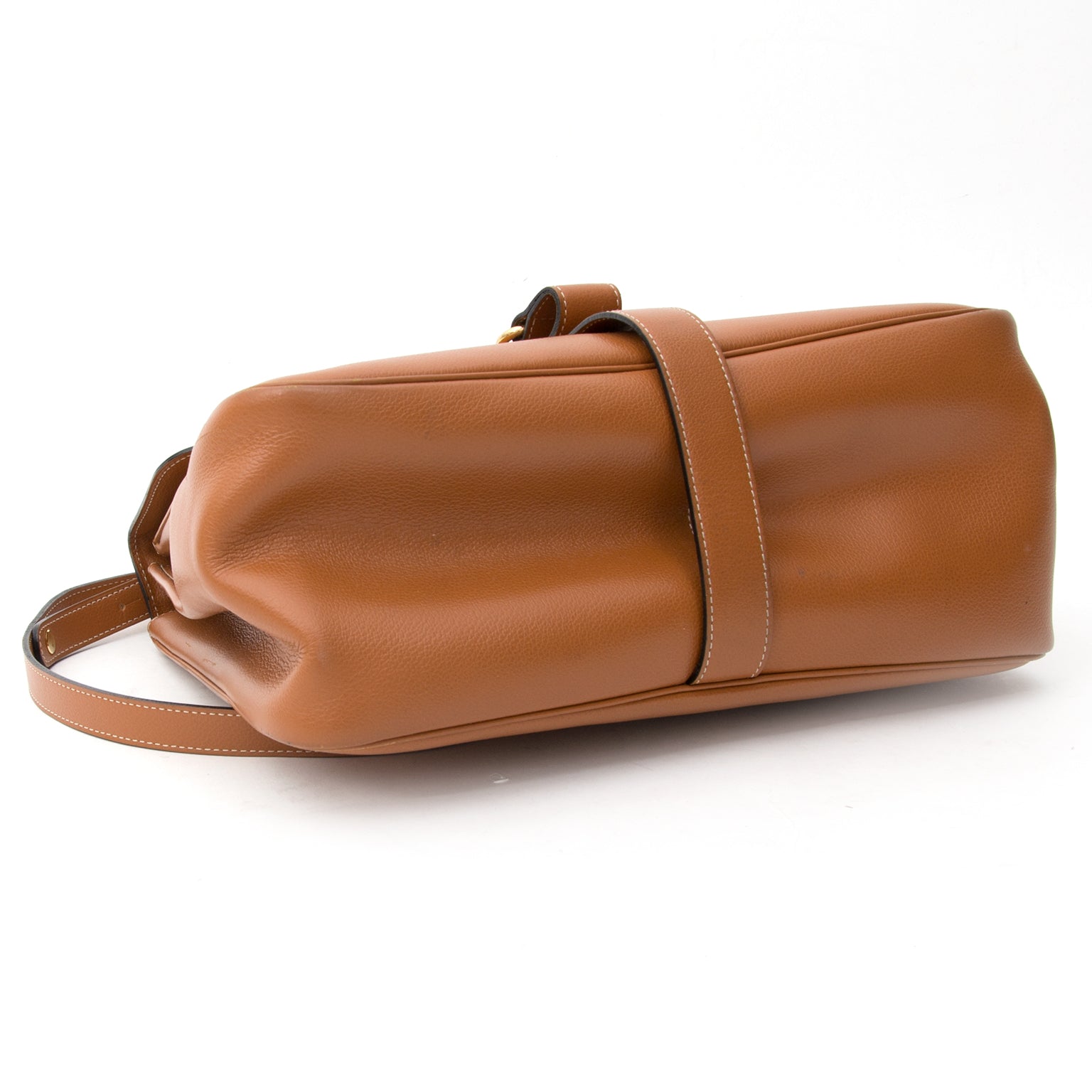 Delvaux Cognac 'Gin Fizz' Jumping Bag