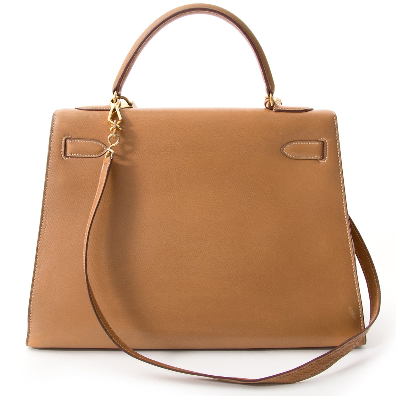 Hermès Kelly 32 Courchevel Gold GHW