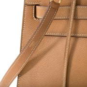 Hermès Vintage Kelly 32 Courchevel Gold GHW