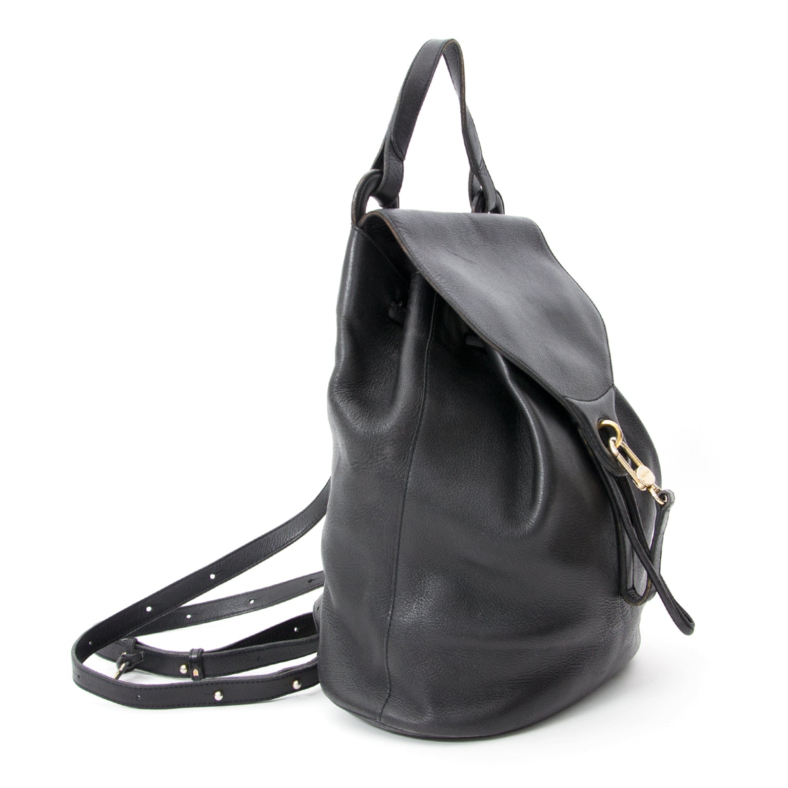 Buy Delvaux Black Backpack safe and authentic online for the best price
