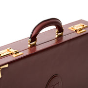 Cartier Vintage Burgundy Briefcase seconde main authentique shopping en ligne webshop en vogue mode style LabelLOV Anvers Belgique marques luxe designer