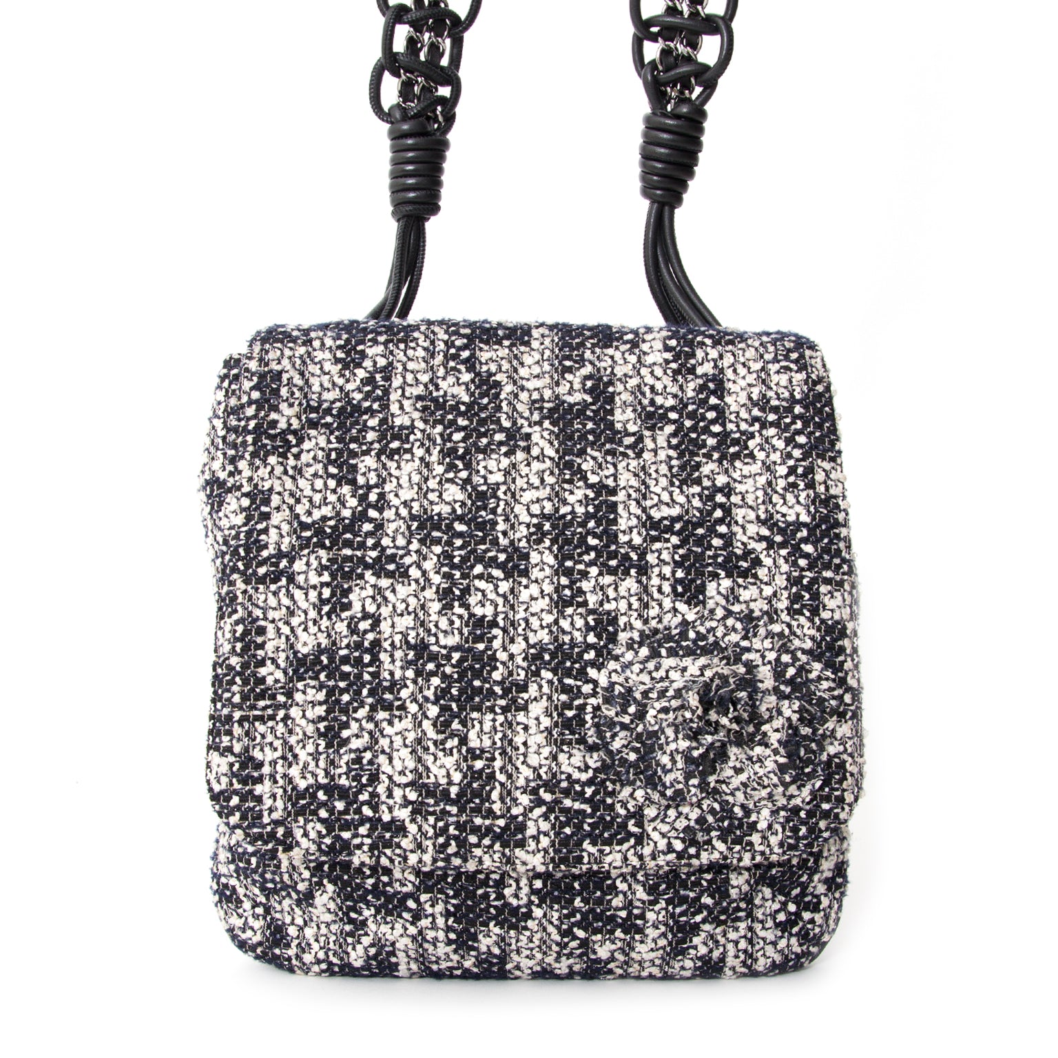 koop veilig online tweedehands Chanel Tweed Boucle Messenger Bag aan de beste prijs , antwerpen