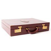 Cartier Vintage Burgundy Briefcase seconde main authentique shopping en ligne webshop en vogue mode style LabelLOV Anvers Belgique marques luxe designer