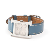 Hermès Watch Heure H Blue Jean Comes in its original box with receipt of purchase.