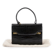 koop veilig online tweedehands vintage croco handtas aan de beste prijs online webshop labellov