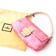 koop veilig online fendi roos baguette tasje met lovertjes aan de beste prijs online webshop labellov
