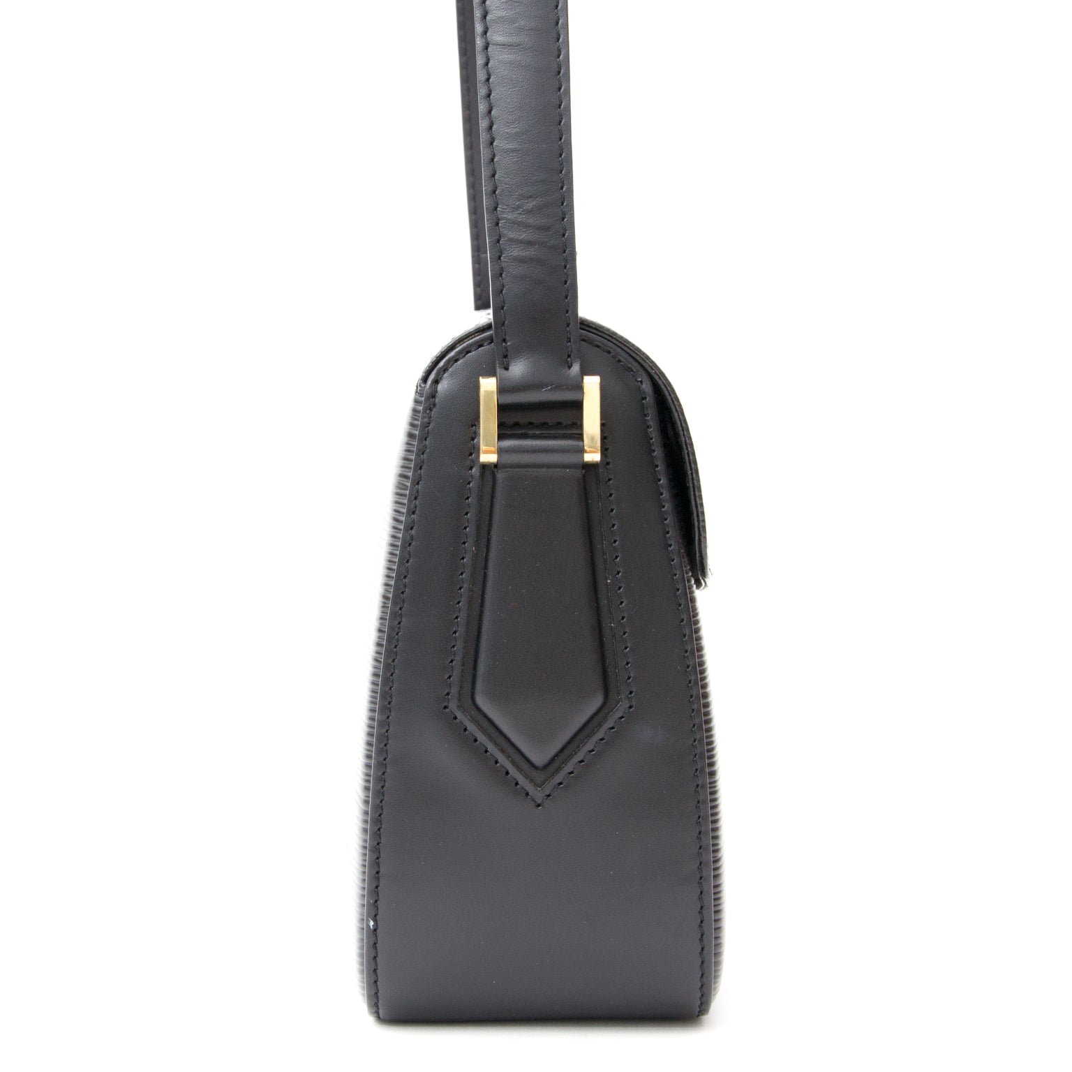 Louis Vuitton Black Epi Leather Shoulder Bag, For more vintage preloved or new luxury handbags, visit Labellov. The online platform offers a wide selection of designer brands for the right price.