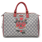 acheter en ligne comme neuf authentic sac a main Gucci Boston Joy Tattoo Rose Heart