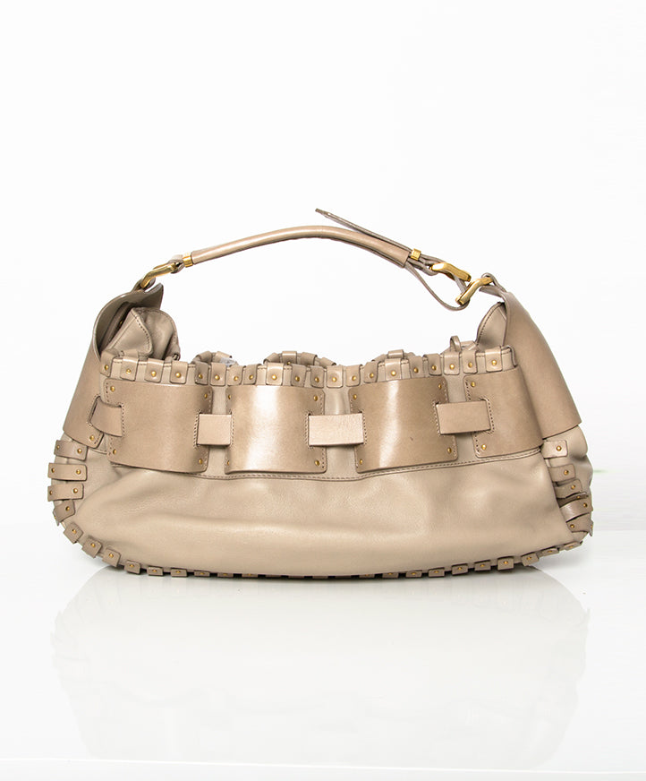 Burberry Taupe Shoulder Bag Koop veilig online Louis Vuitton aan de juiste prijs bij Labellov online webshop