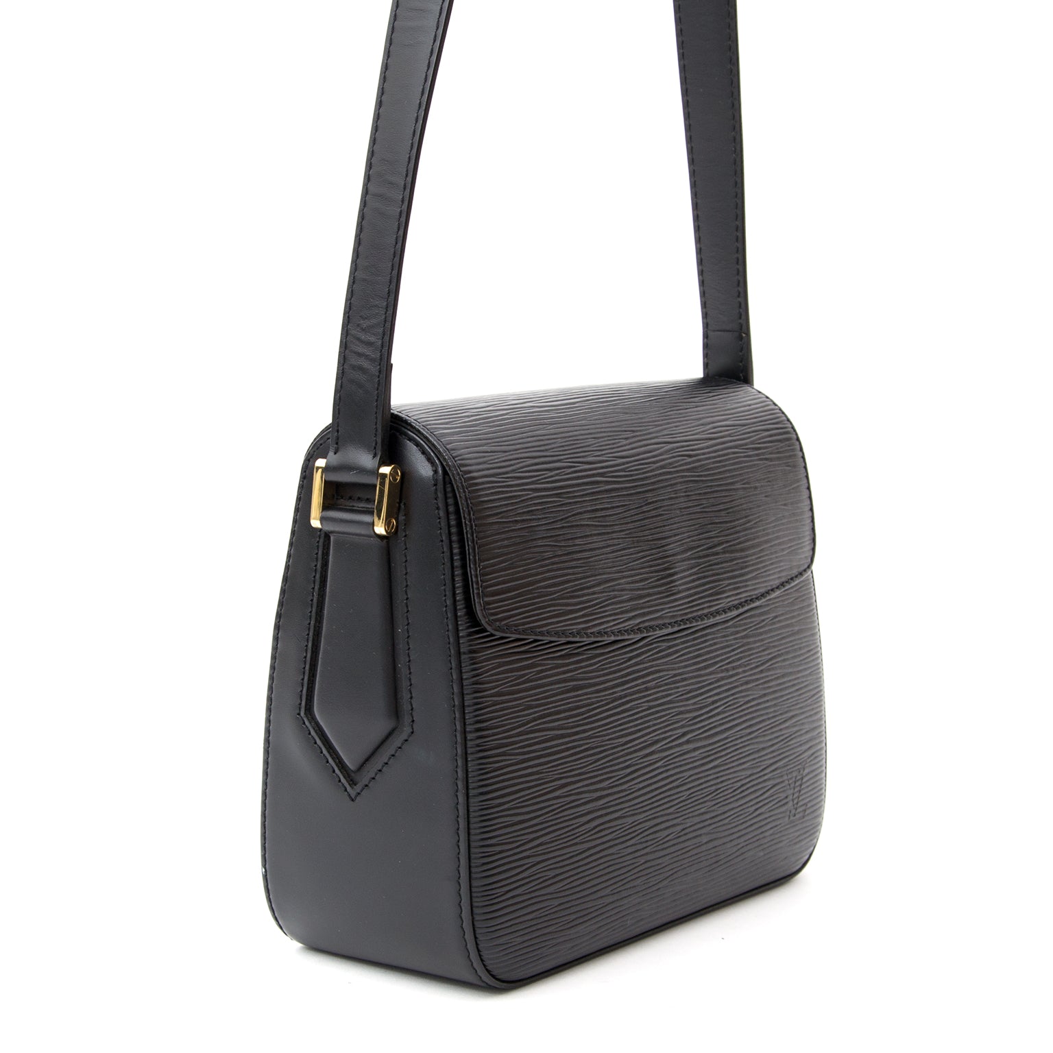 Louis Vuitton Black Epi Leather Shoulder Bag, For designer brands such as Louis Vuitton, Hermes, Chanel, Delvaux and many more, visit the online platform Labellov. The website offers a safe and secure platform to sell and buy new or preloved luxurious bag