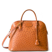 Hermès Bolide Cognac Ostrich Bag authentic secondhand safe online shopping webshop LabelLOV Antwerp Belgium luxury brands designer high end labels fashion style bags