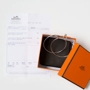 Koop veilig online tweedehands Hermes Silver Loop Eearring online webshop Labellov, België, Antwerpen