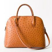 Hermès Bolide Cognac Ostrich Bag seconde main authentique shopping en ligne webshop Anvers Belgique LabelLOV designer marques luxe sacs en vogue mode