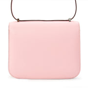 Brand New Hermes Mini Constance Rose Sakura Tadelakt/ Lezard designer labels vintage preowned luxe fashion handbags for sale