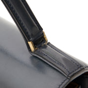 designer vintage Delvaux Tempete MM Marine GHW online webshop en boetiek LabelLov , Antwerpen Belgie