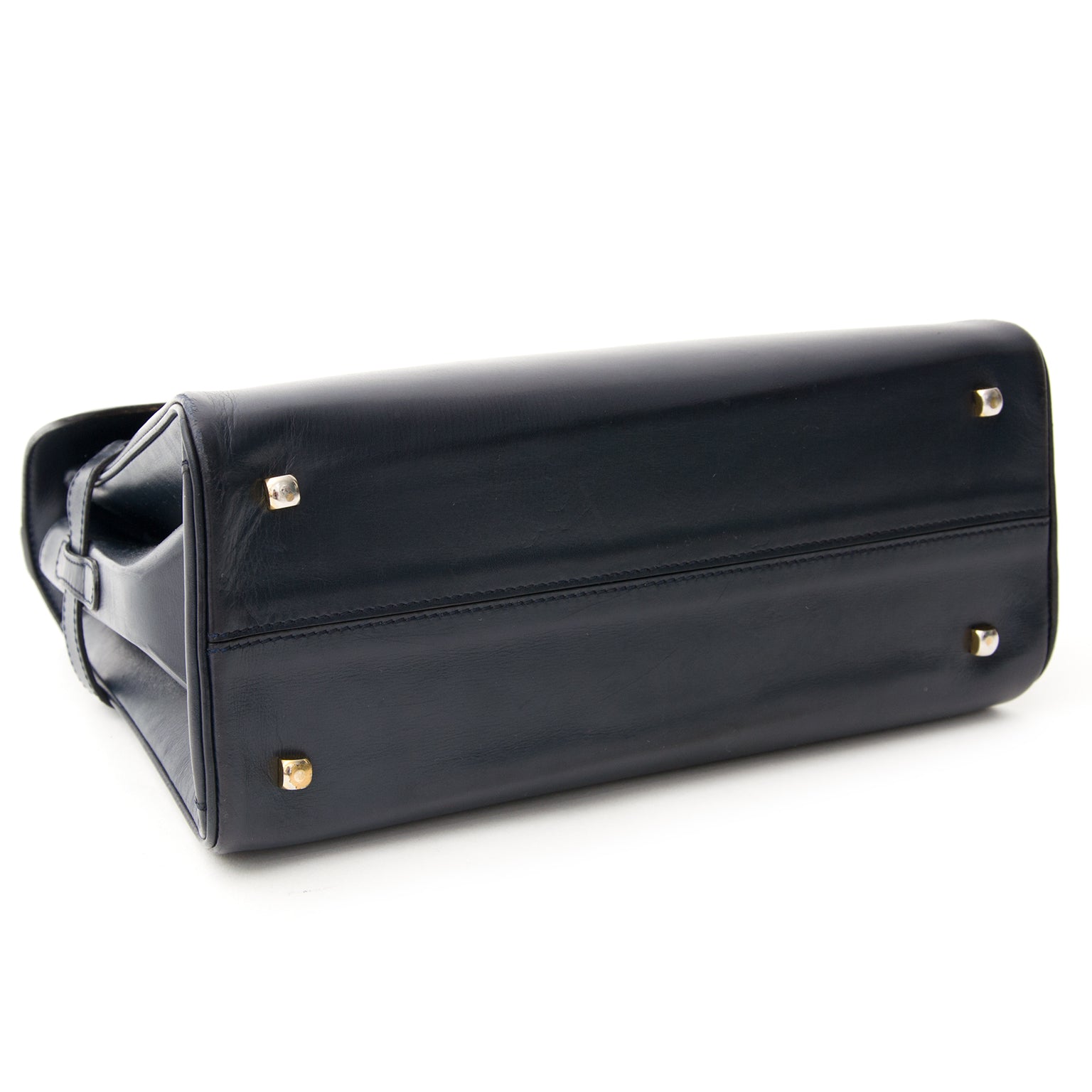 Delvaux Tempete MM Marine GHW tweedehands aan de beste prijs Delvaux Tempete MM Marine GHW vintage luxury
