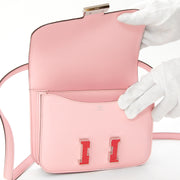 Brand New Hermes Mini Constance Rose Sakura Tadelakt/ Lezard koop tweedehands gebruikte en nieuwe luxe handtassen