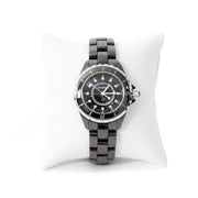 Chanel J12 H 1625 Black Womens Watch 'Absolute. Mysterious. Impervious to the passing trends, the J12 Black watch never fails to electrify. Like the flow of ebony ink on a white page, it preserves a moment in eternity. Dense pigments are captured in a cer