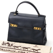 Delvaux Tempete MM Marine GHW tweedehands aan de beste prijs Delvaux Tempete MM Marine GHW vintage luxury