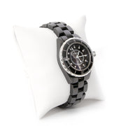 Chanel J12 Black Womens Watch seconde main horloge de luxe