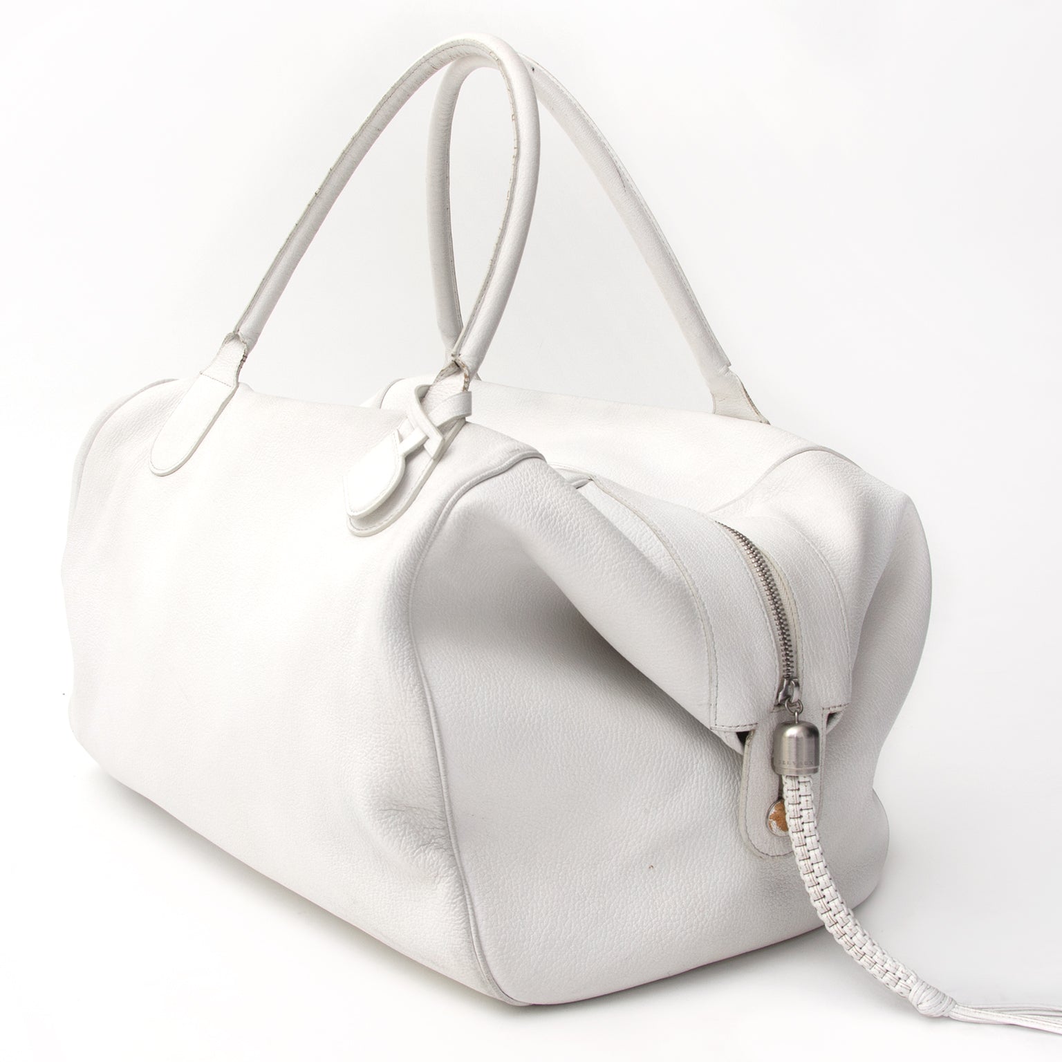 Delvaux White Dolce Vita Weekender online aan de beste prijs tweedehands merktassen