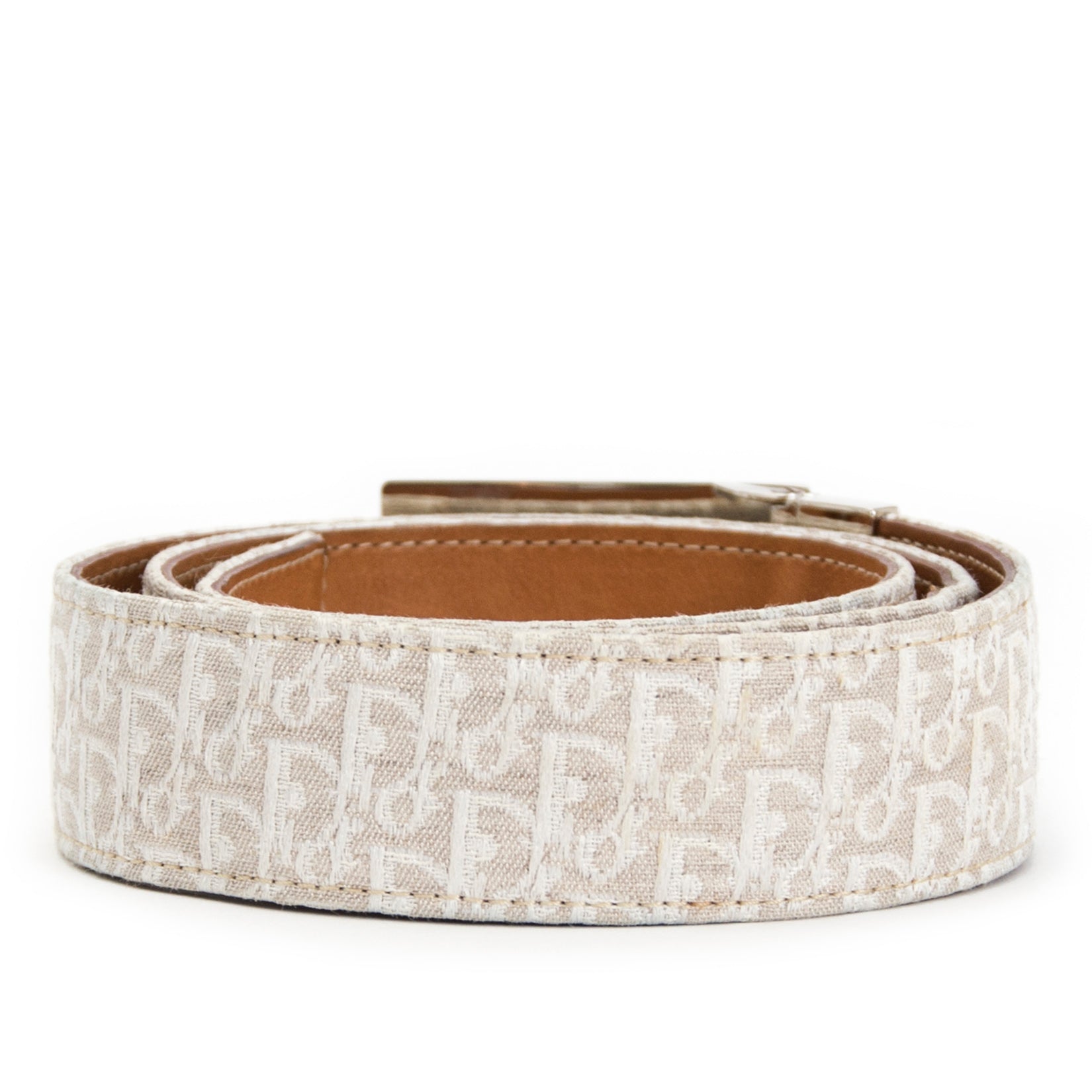 koop nu veilig jouw tweedehands Dior Monogram Belt - size 85
