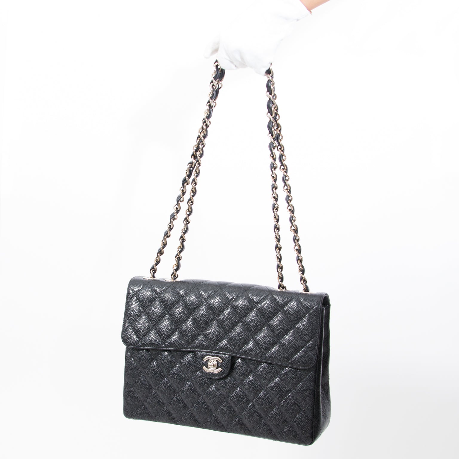 acheter seconde main Chanel sac a epaule caviar pour le meilleur prix site en ligne labellov