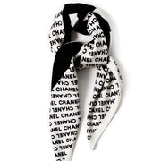 buy safe onlilne secondhand designer vintage chanel cc scarf silk best price online designer luxury vintage