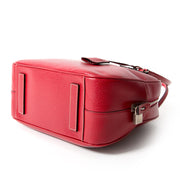 Prada Red Top Handle Bowling Bag acheter en ligne seconde main Prada classic chocolat shoulderbag online webshop labellov