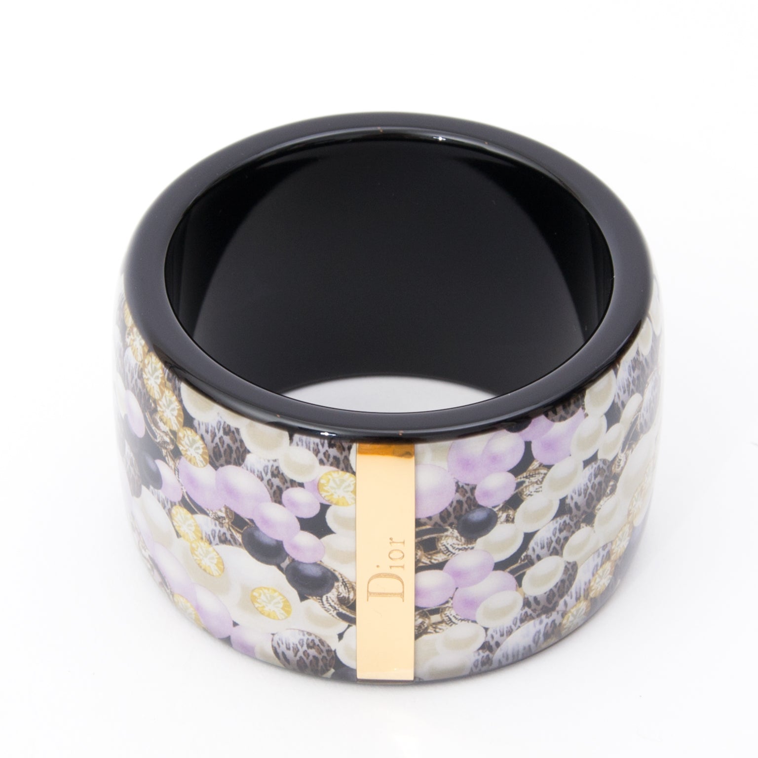 Vintage Christian Dior Bangle Bracelet M Perles. Authentic Dior jewels online webshop Labellov Antwerpen.
