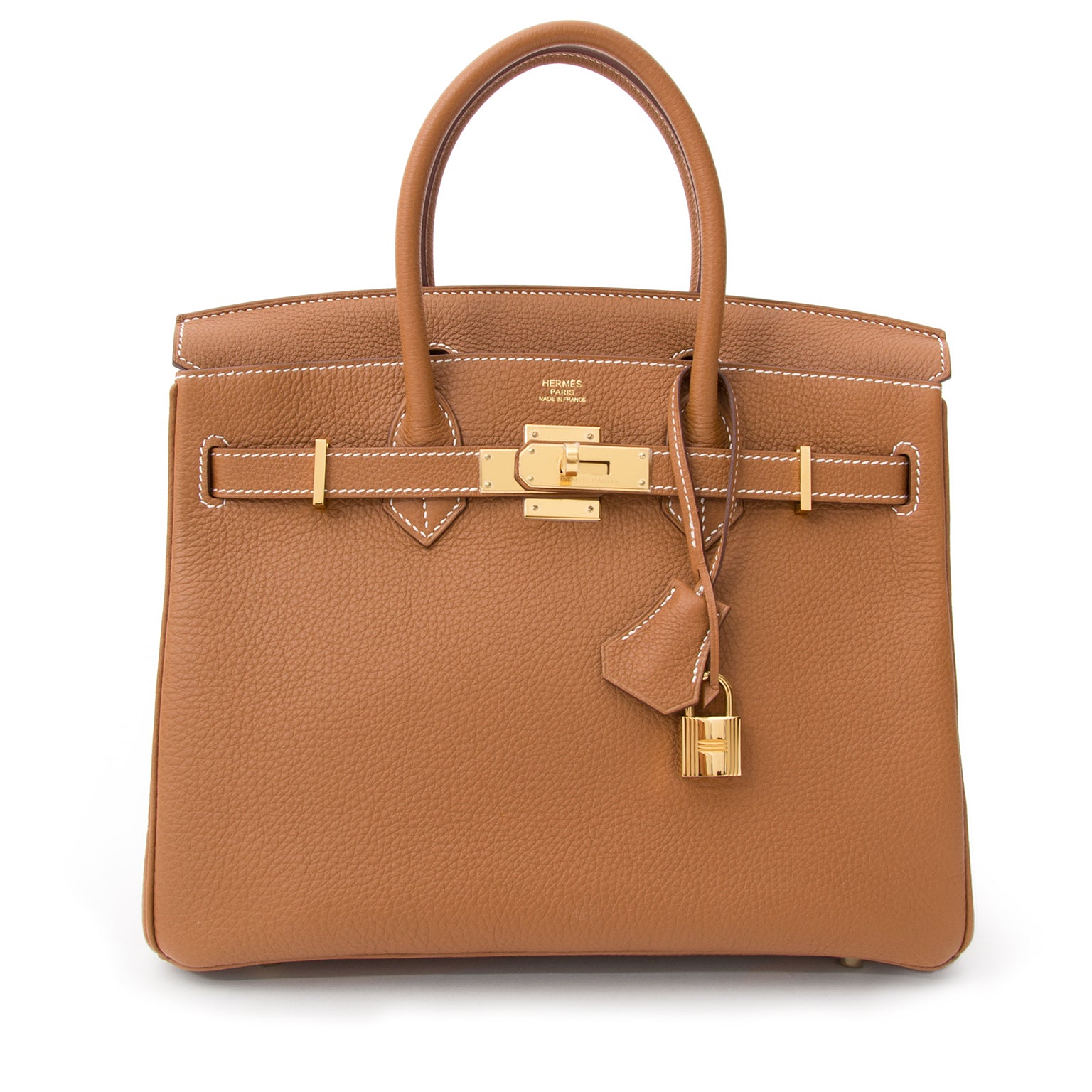 Hermès Birkin Gold Togo 30 GHW. Buy authentic secondhand Hermès bags at the right price at LabelLOV vintage webshop. Safe and secure online shopping. Koop authentieke tweedehands Hermès tassen aan de juiste prijs bij LabelLOV webshop. Veilig winkelen.